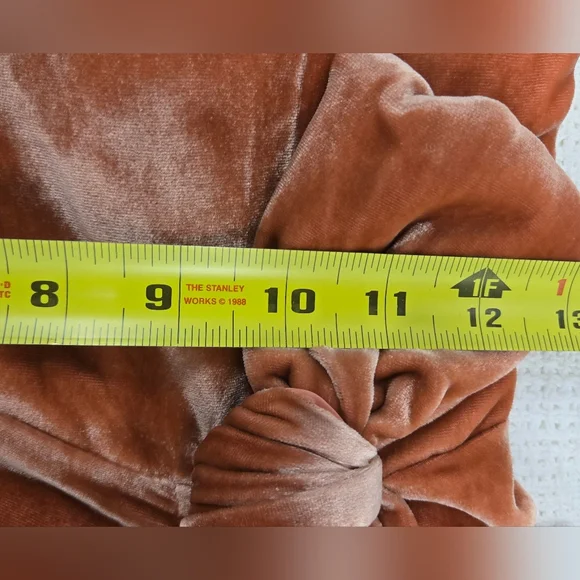 NWT CINQ À SEPT KIKI DRESS Knotted Draped Velvet Mini Dress in Rosewood SZ 2 - Picture 10 of 16